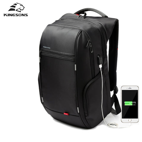 Backpack External USB Charge Computer Backpacks Anti-theft Waterproof