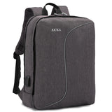 USB Charging Travel Backpack for 15"17" Laptop Bagpack Men C