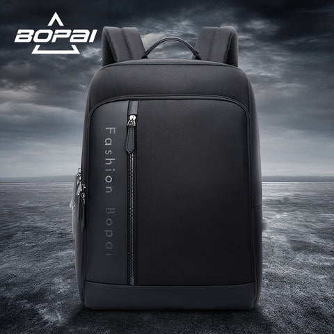 Waterproof Black Bakcpacks for Business/OL USB Charging