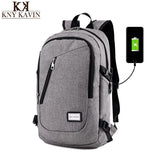 USB Charging Bag 15.6 inch Laptop Backpack for Women Men