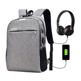 USB Charging Password Locks Anti Theft Backpack With Headphone Plug