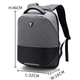 men backpack anti theft USB charging 15 inch Laptop bag