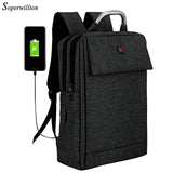 Backpack USB Charge Laptop Backpack 15.6 inch Bag Computer Backpack