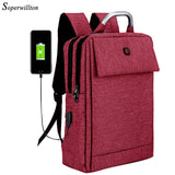 Backpack USB Charge Laptop Backpack 15.6 inch Bag Computer Backpack
